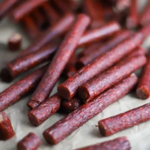 Bâtonnets de viande séchée de boeuf